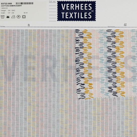 COTTON EMBROIDERY MULTICOLOUR #7