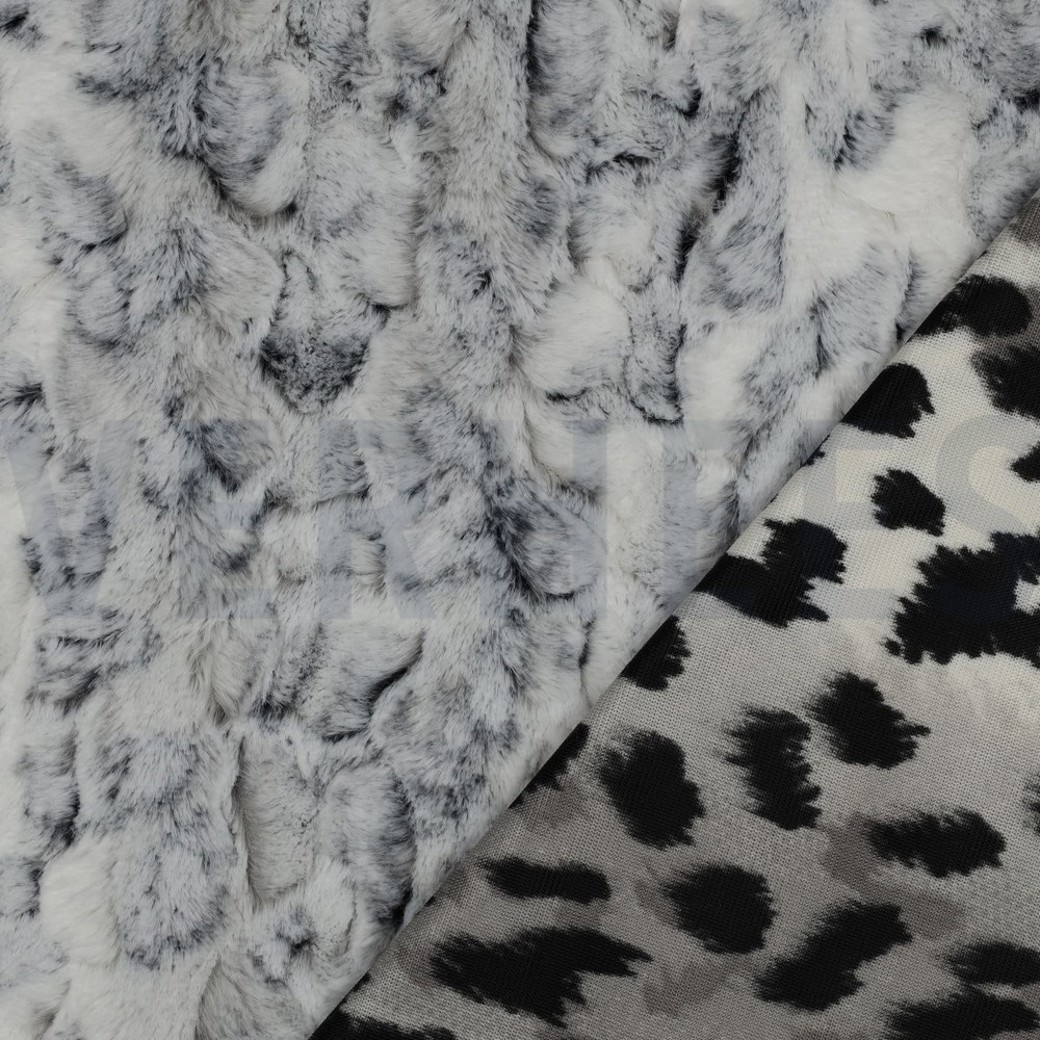 FUR ANIMAL SKIN BLACK #4