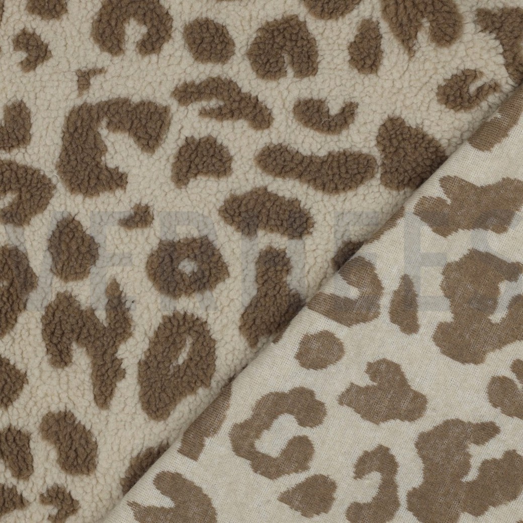 TEDDY ANIMAL SKIN TAUPE #4