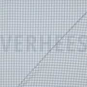 COTTON YARN DYED BRUSHED CHECKS LIGHT BLUE (thumbnail) #4
