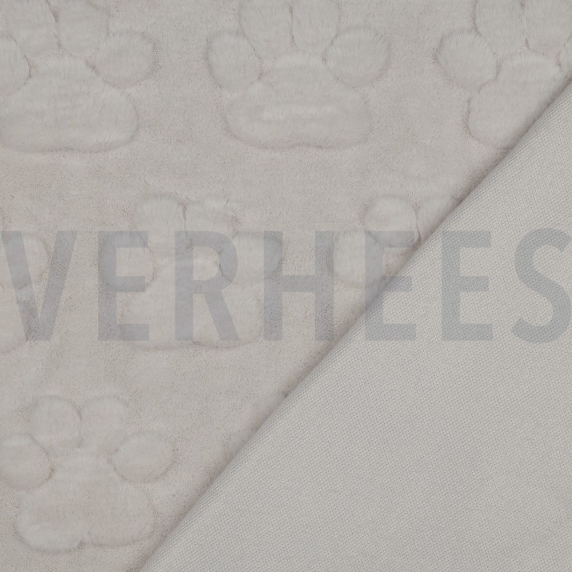 FLEECE DOG PAWS ECRU (high resolution) #4