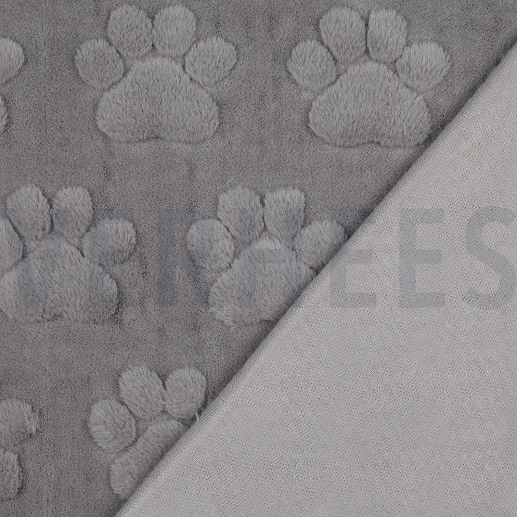 FLEECE DOG PAWS GREY #4