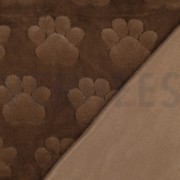 FLEECE DOG PAWS BROWN (thumbnail) #4