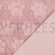FLEECE DOG PAWS POWDER PINK (thumbnail) #4