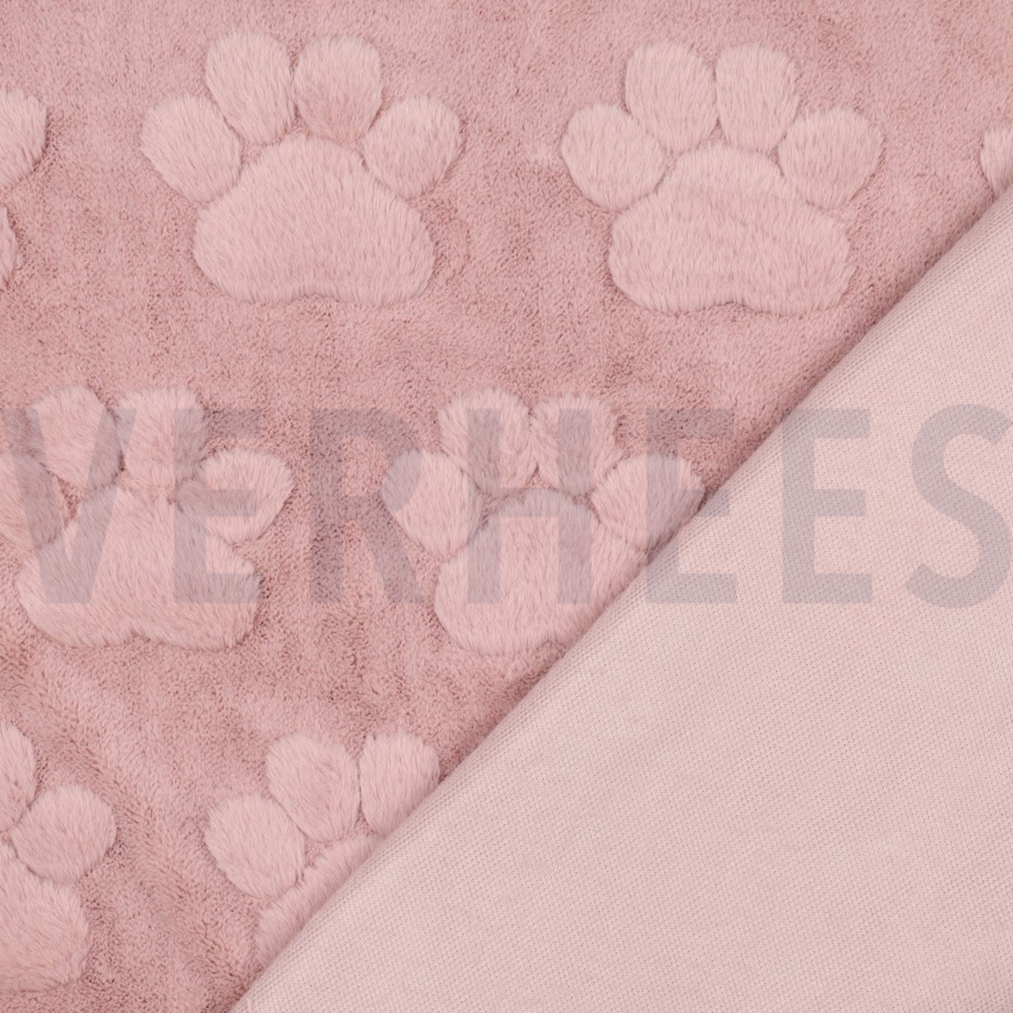 FLEECE DOG PAWS POWDER PINK (high resolution) #4