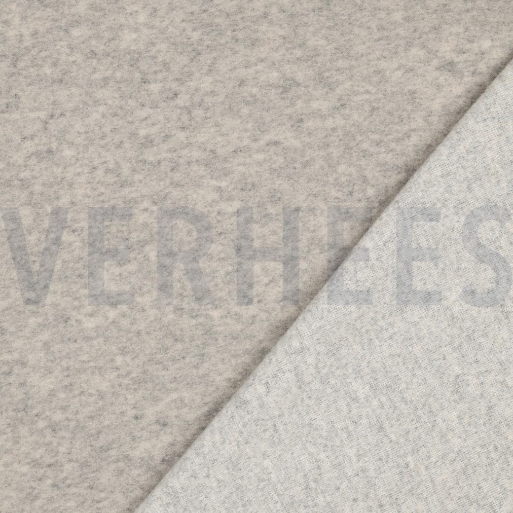 MERINO WOOL FLEECE LIGHT GREY #4