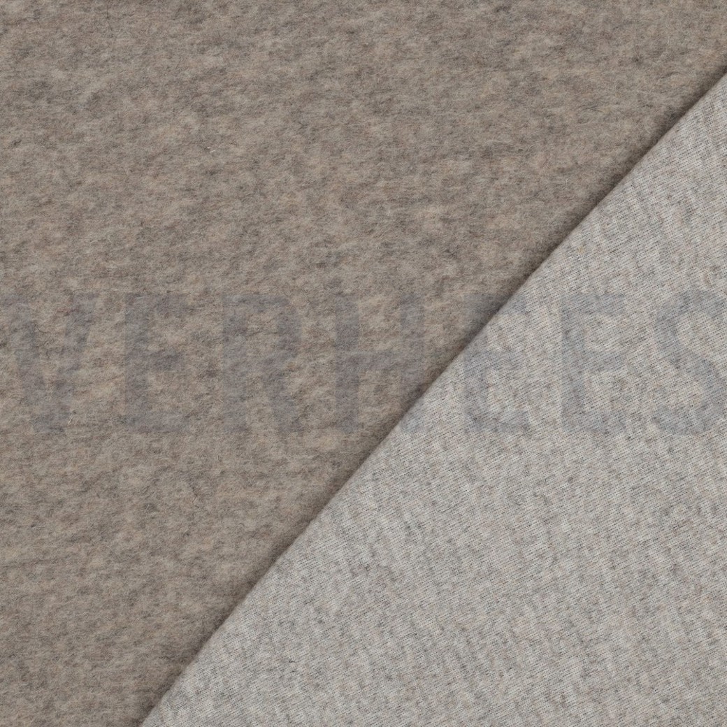 MERINO WOOL FLEECE BEIGE #4
