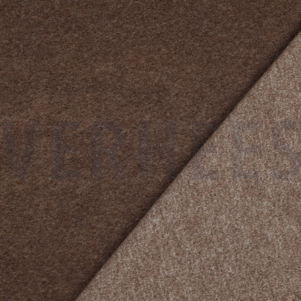 MERINO WOOL FLEECE BROWN #4
