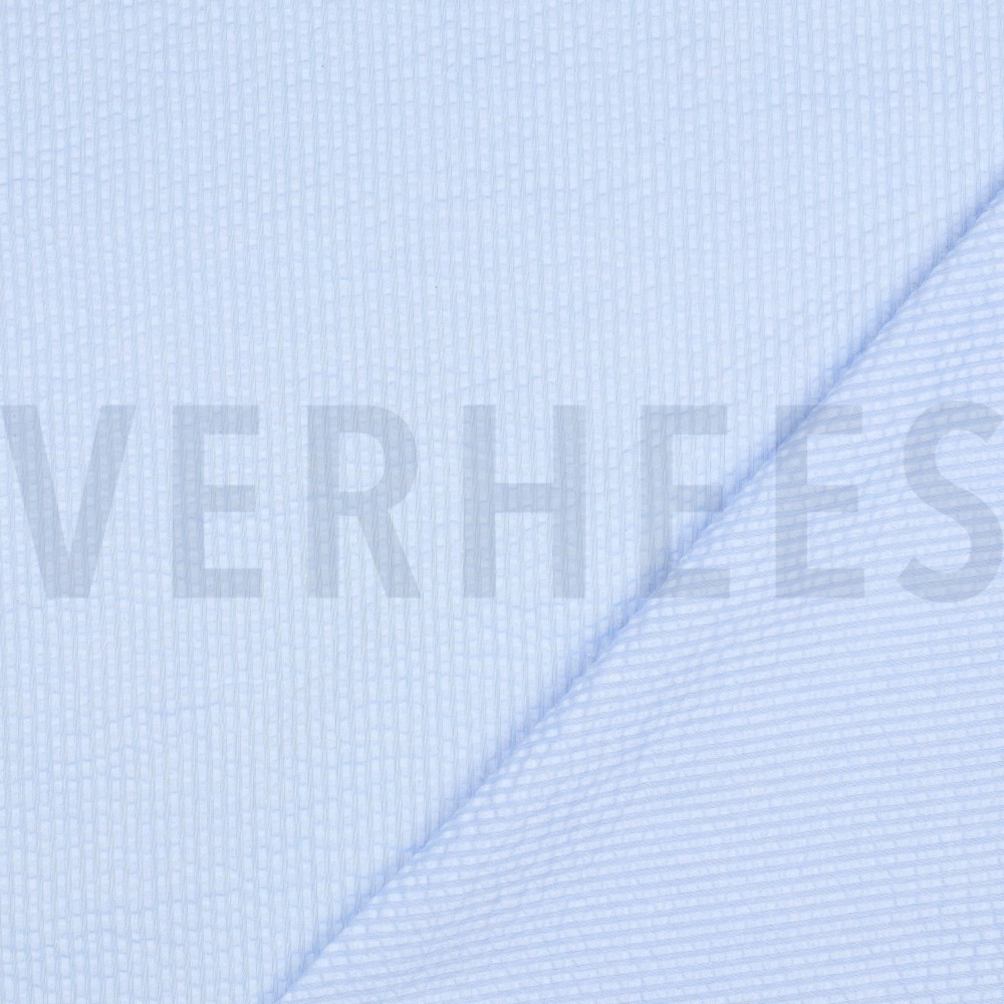 COTTON SEERSUCKER YARN DYED STRIPES BLUE (high resolution) #4