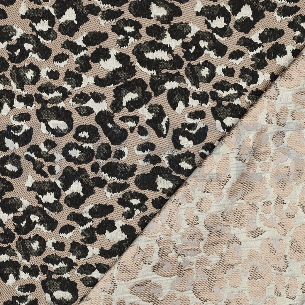 JACQUARD ANIMAL SKIN BEIGE #4