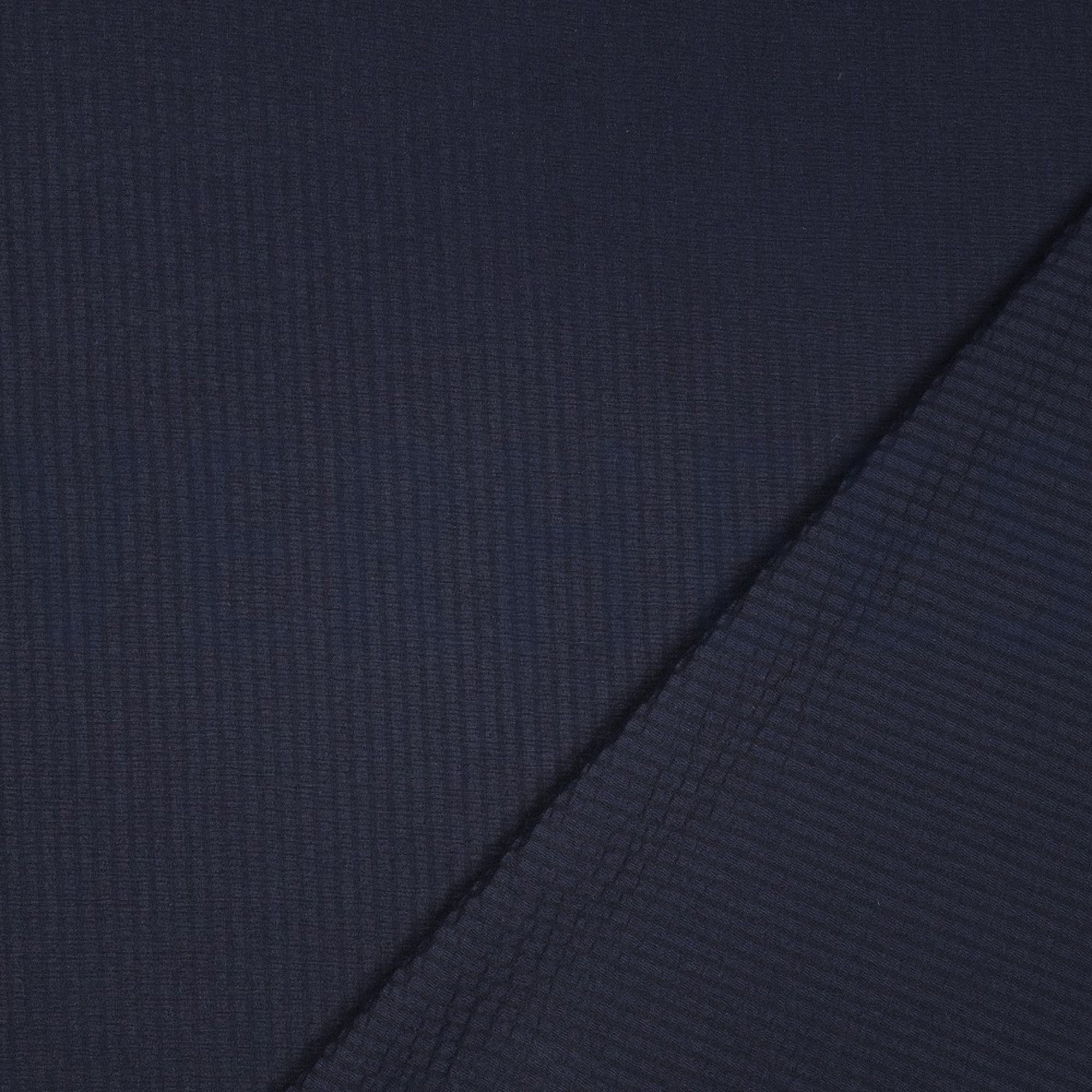 COTTON JACQUARD SEERSUCKER NAVY (high resolution) #4