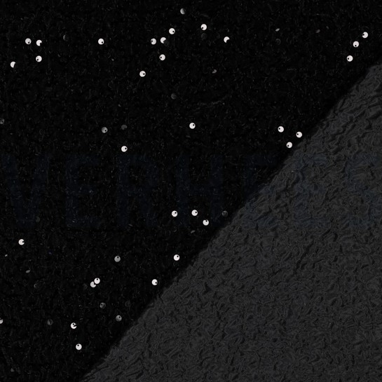 SEQUINS VELVET BLACK #7