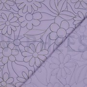 COTTON STEPPED FLOWERS LAVENDER (thumbnail) #4