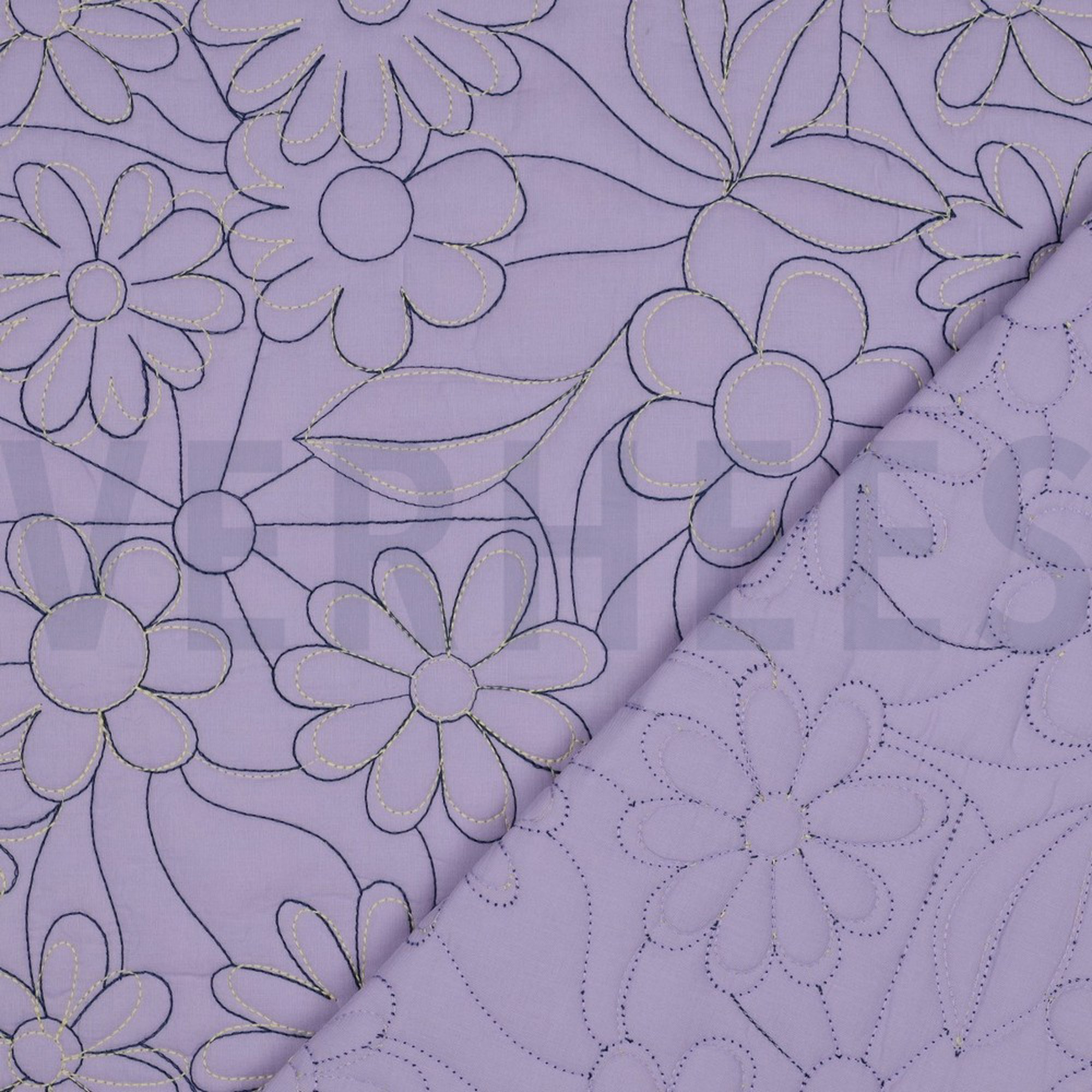 COTTON STEPPED FLOWERS LAVENDER (high resolution) #4