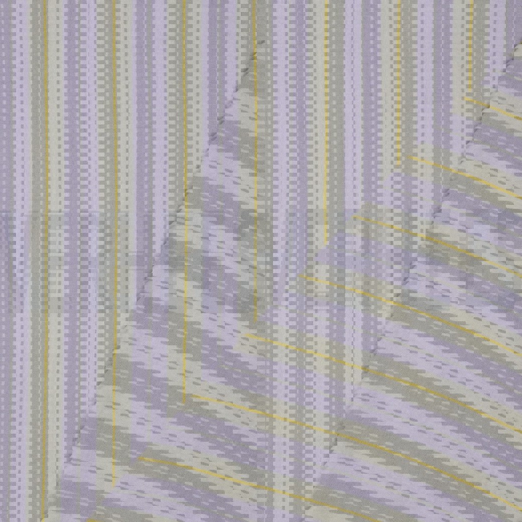 DOUBLE GAUZE YARN DYED STRIPES PURPLE #4