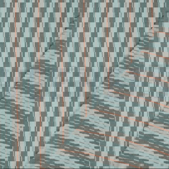 DOUBLE GAUZE YARN DYED STRIPES GREEN #7