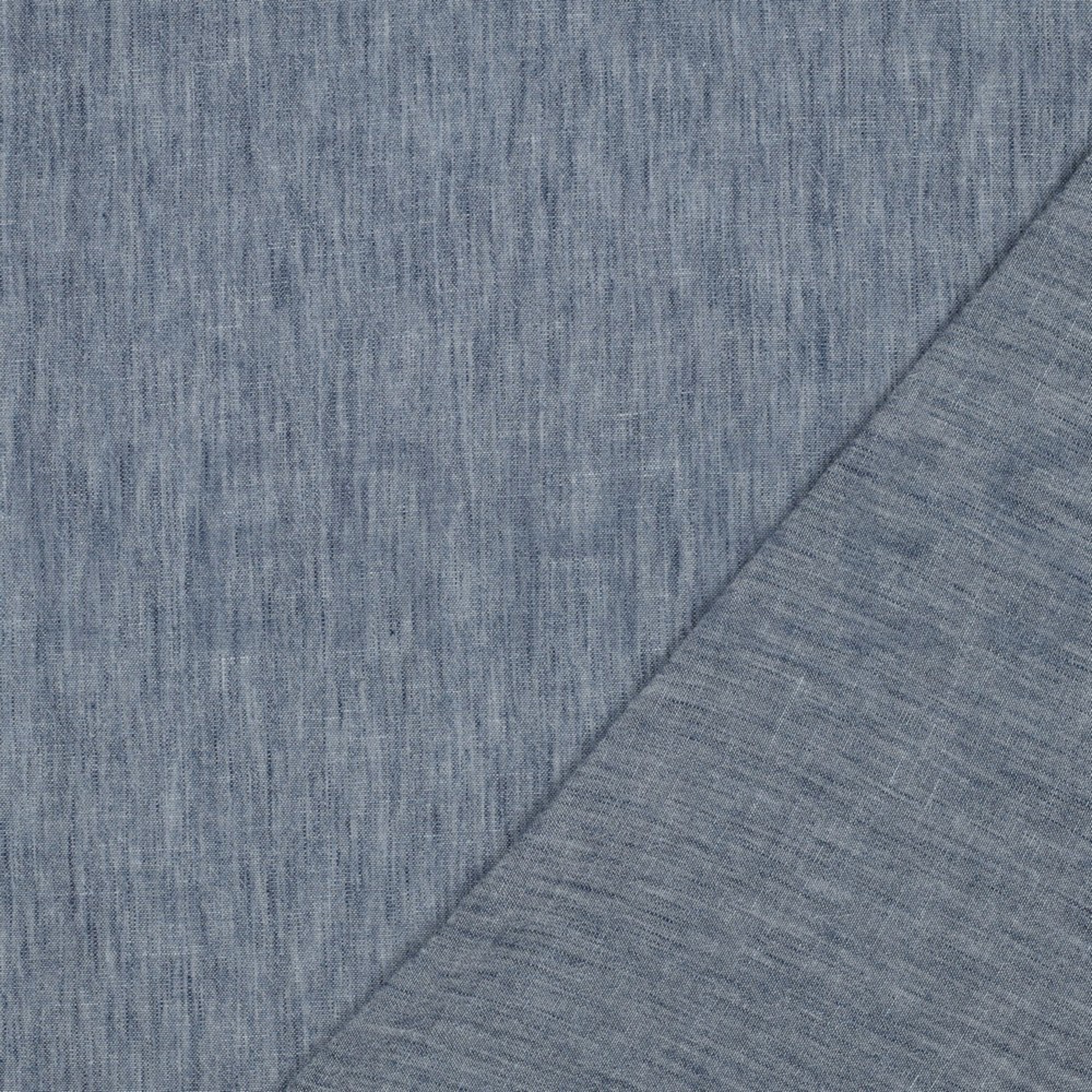 LINEN LOOK NAVY MELANGE (high resolution) #4