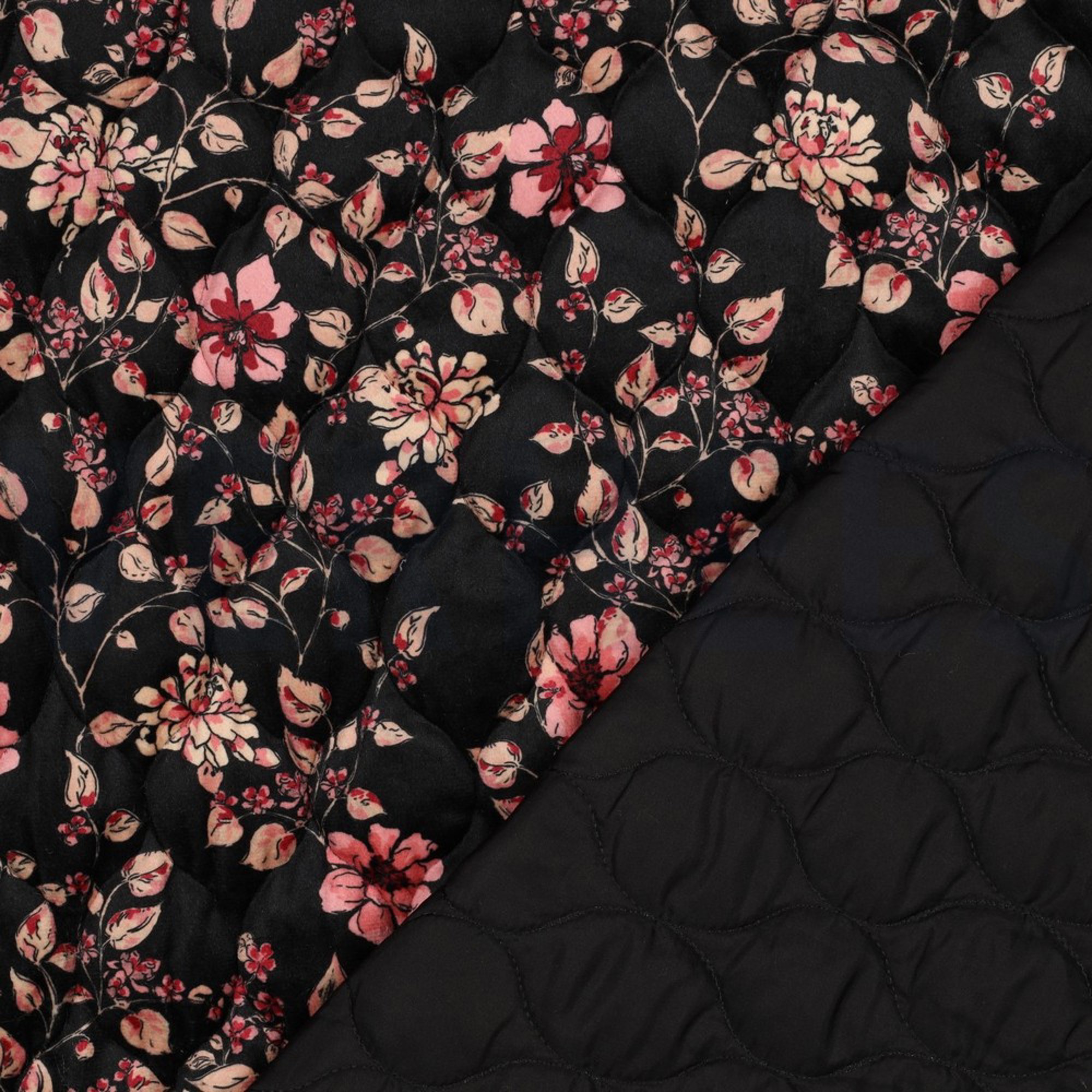 STEPPED VELVET DIGITAL FLOWERS BLACK (high resolution) #4