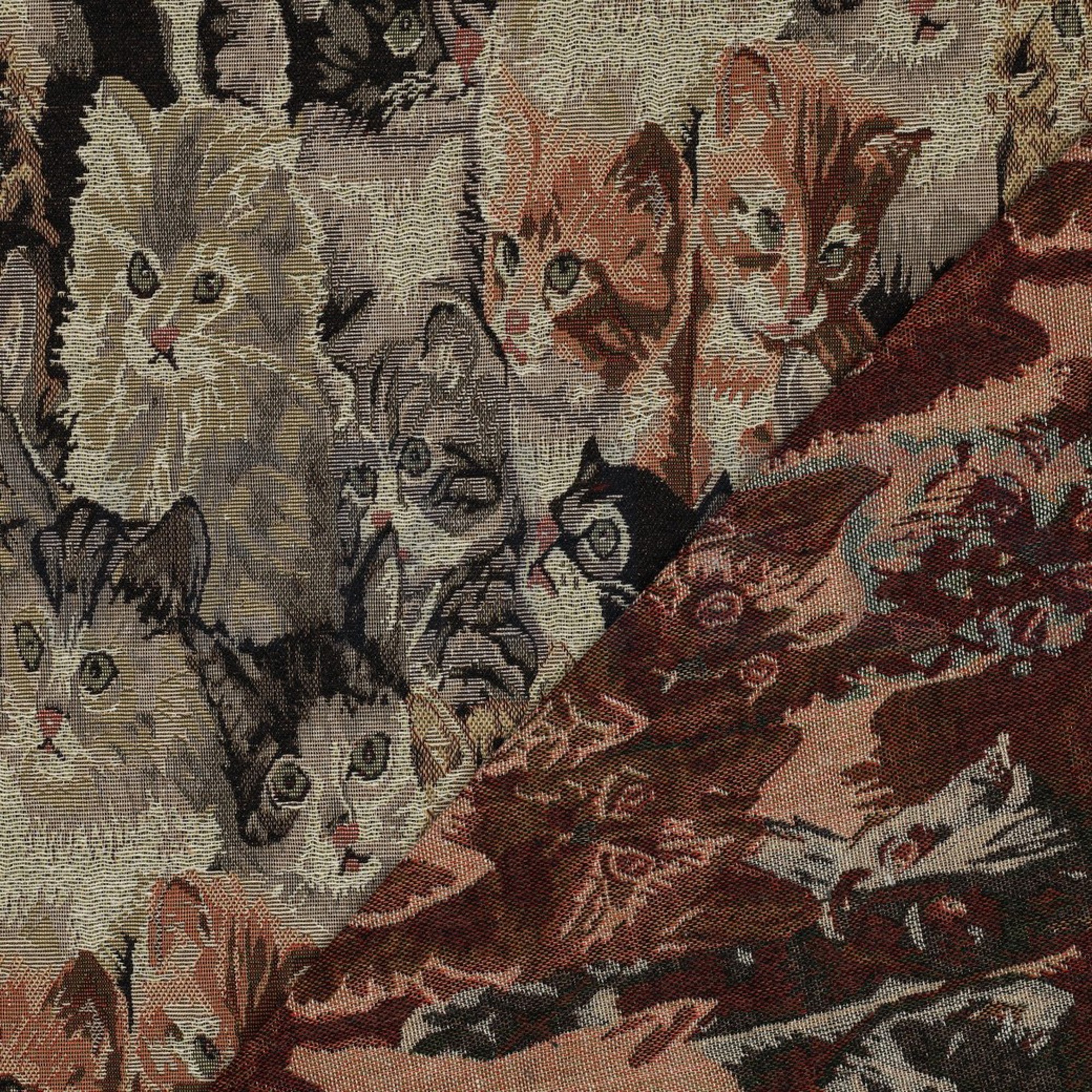 GOBELIN CATS BROWN (high resolution) #4