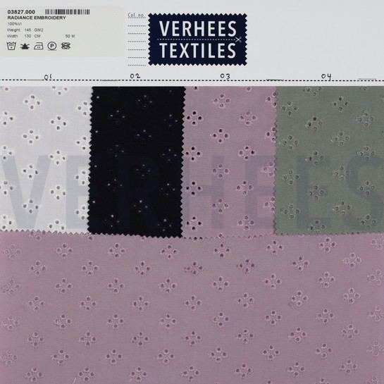 VISKOSE RADIANCE STICKEREI LILA #7