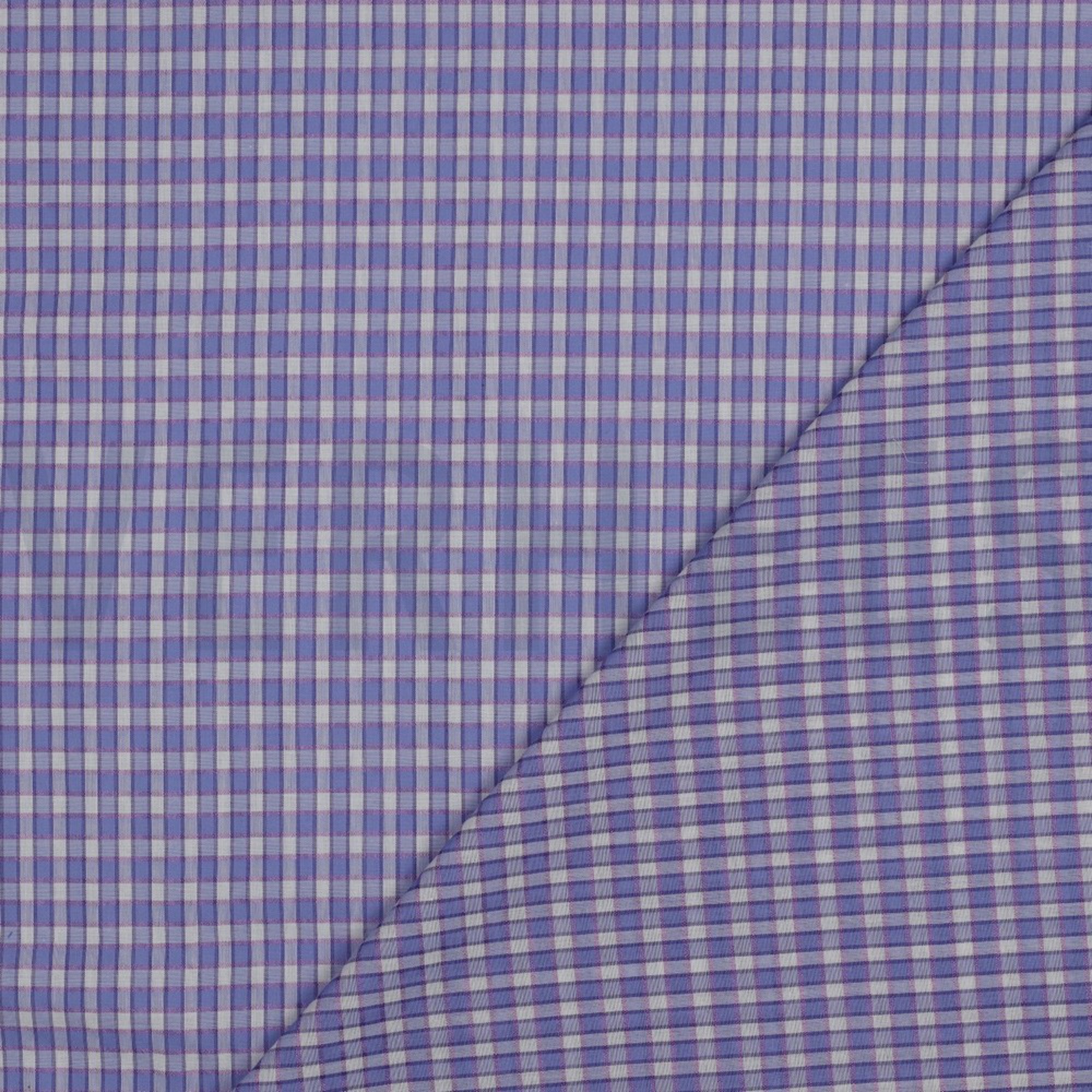 COTTON YARN DYED CHECKS SHINY THREAD LAVENDER (high resolution) #4