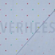 COTTON STRIPES DOBBY BLUE (thumbnail) #4