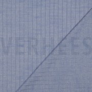 COTTON YARN DYED STRIPES LUREX BLUE (thumbnail) #4