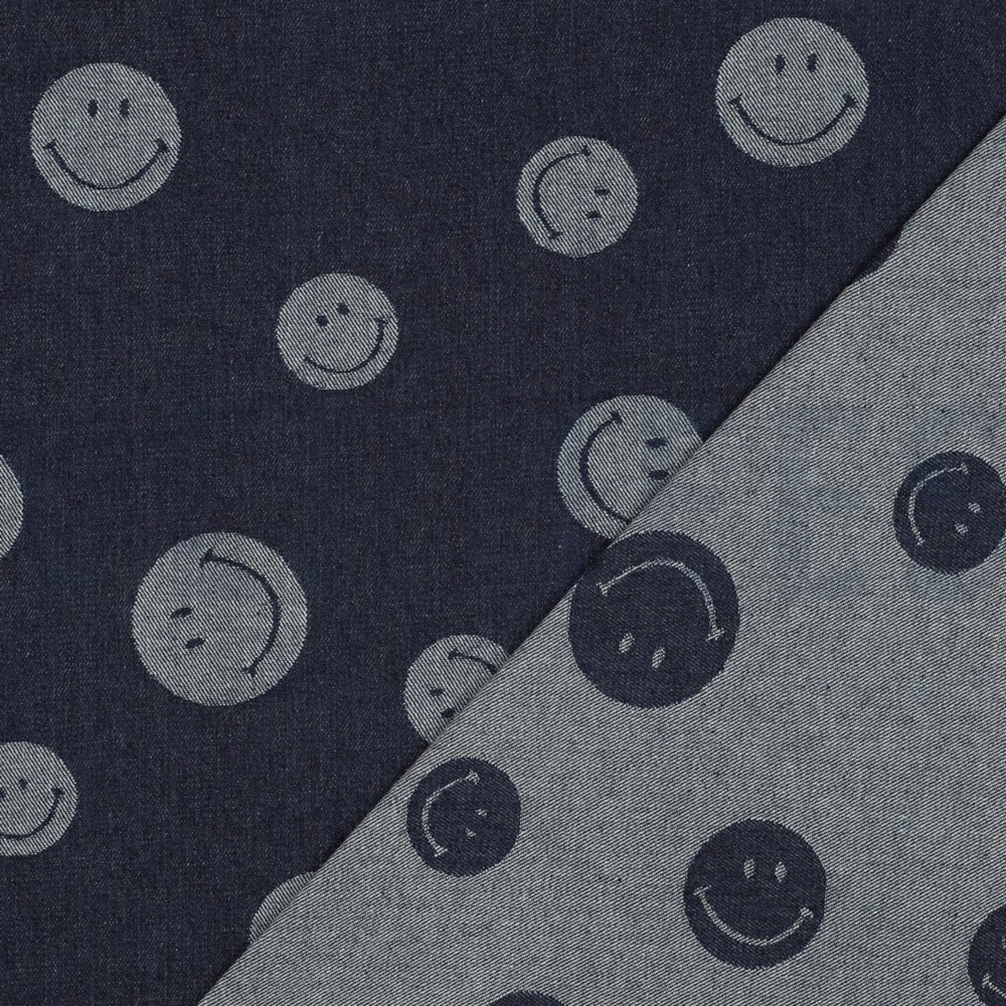 DENIM JACQUARD SMILEYS INDIGO (high resolution) #4