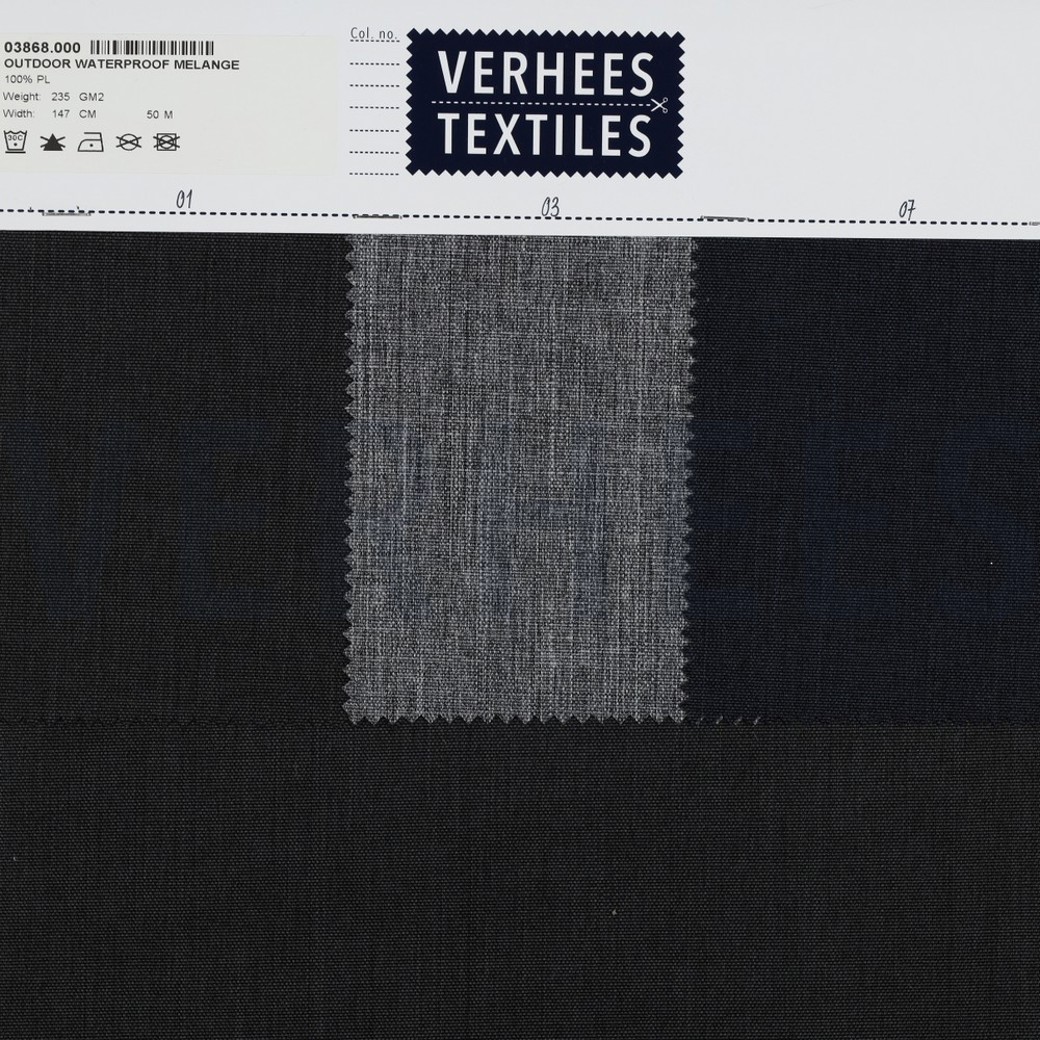 OUTDOOR WATERPROOF MELANGE NAVY #4