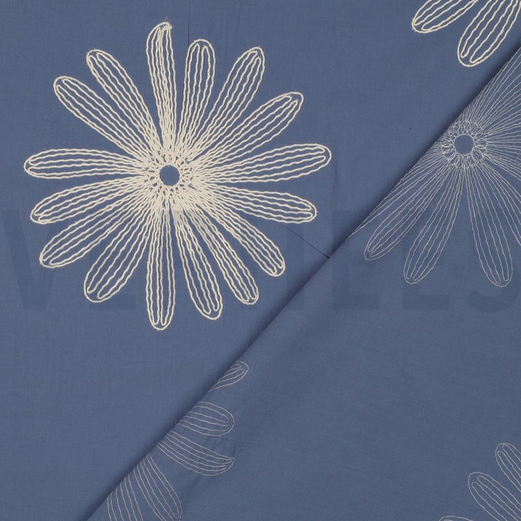 COTTON EMBROIDERY FLOWERS JEANS #4