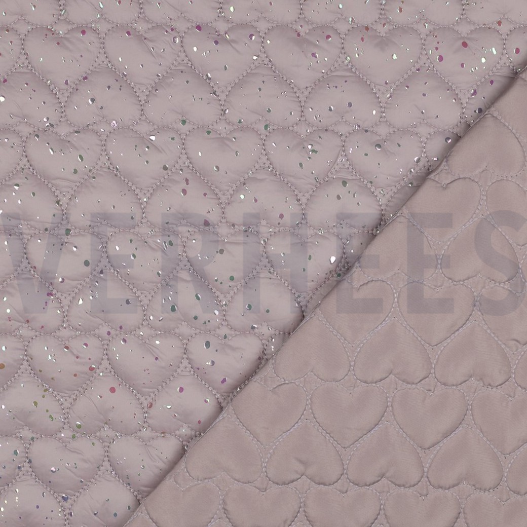 STEPPED FOIL HEARTS DARK POWDER #4