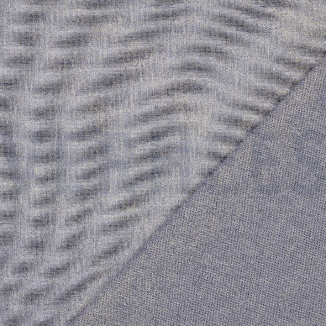 COTTON LINEN LUREX BLUE #4