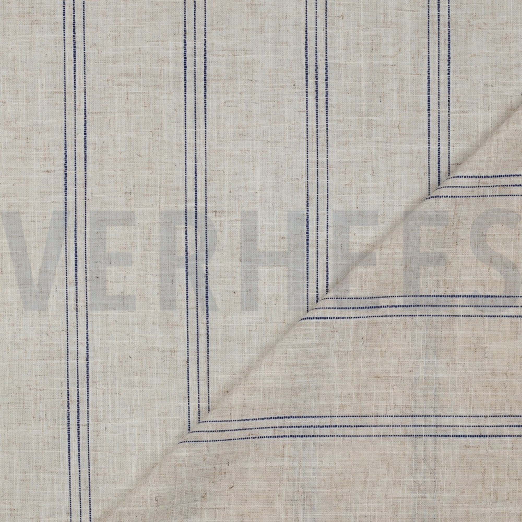 LINEN VISCOSE STRIPES BLUE (high resolution) #4