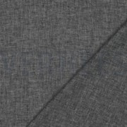 LINEN COTTON HERRINGBONE BLACK (thumbnail) #4