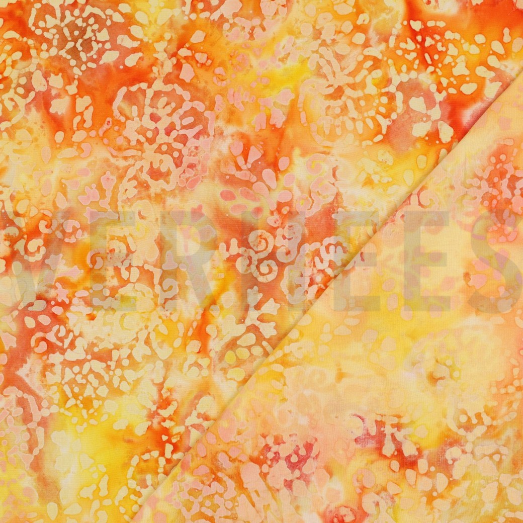 HANDCRAFTED BATIK VISCOSE YELLOW #4