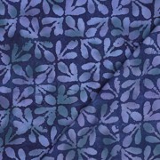 HANDCRAFTED BATIK VISCOSE NAVY (thumbnail) #4