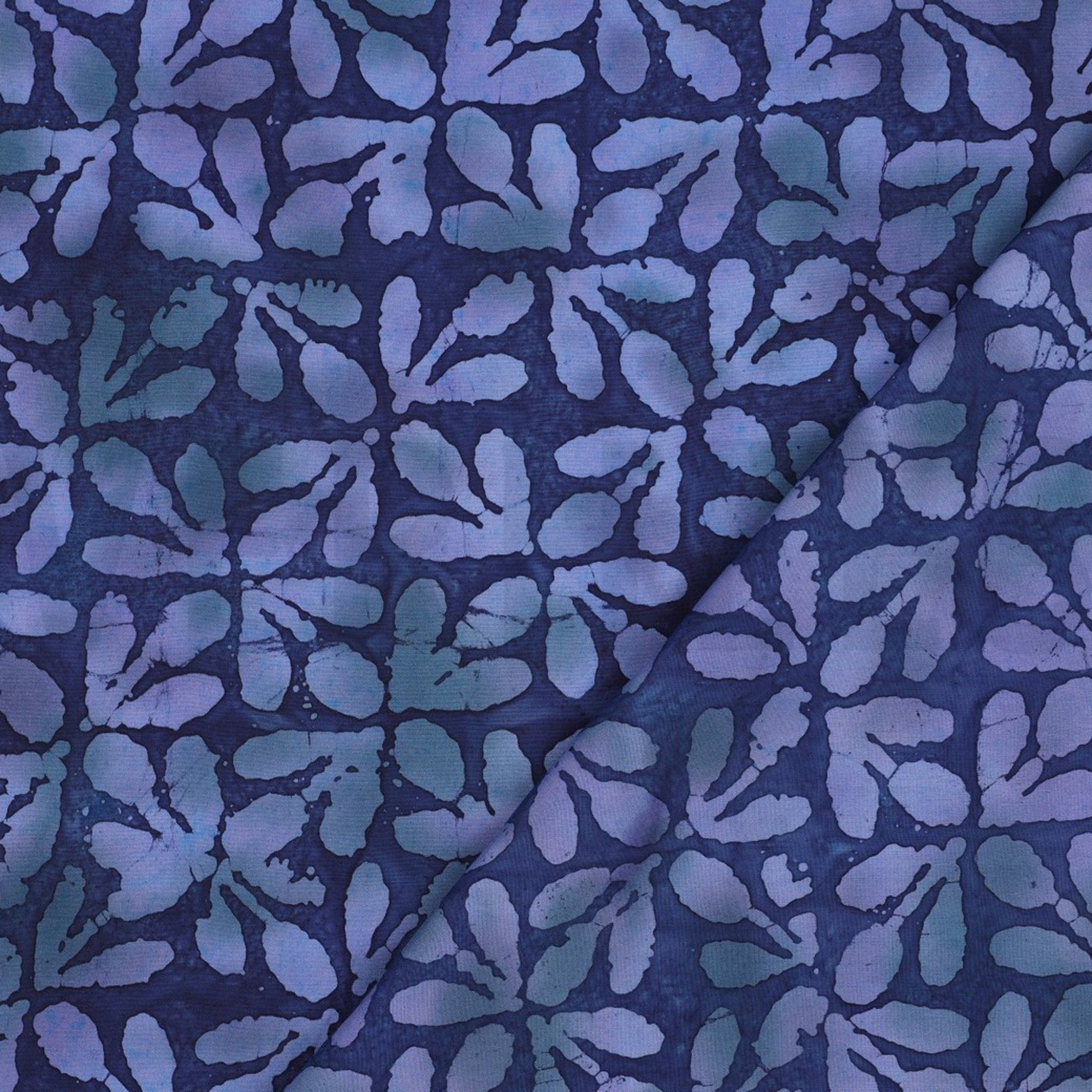 HANDCRAFTED BATIK VISCOSE NAVY (high resolution) #4