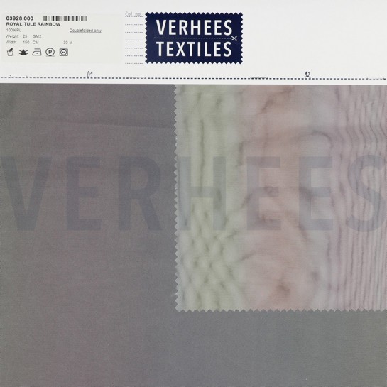 ROYAL TULE REGENBOOG MULTICOLOR #7