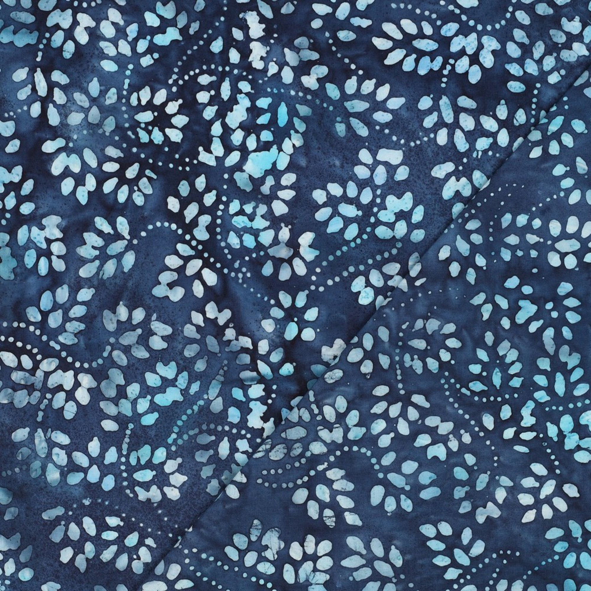 HANDCRAFTED BATIK COTTON NAVY (high resolution) #4