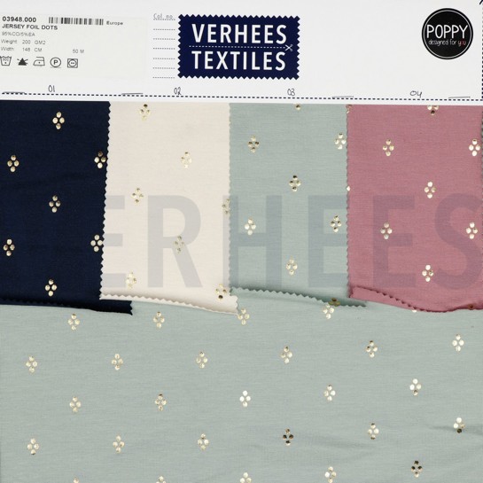 JERSEY FOLIE PUNKTE SAND #7