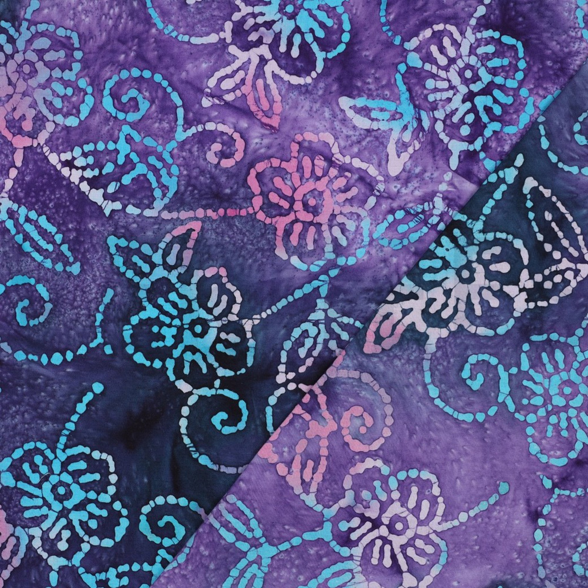 HANDCRAFTED BATIK COTTON PURPLE (high resolution) #4