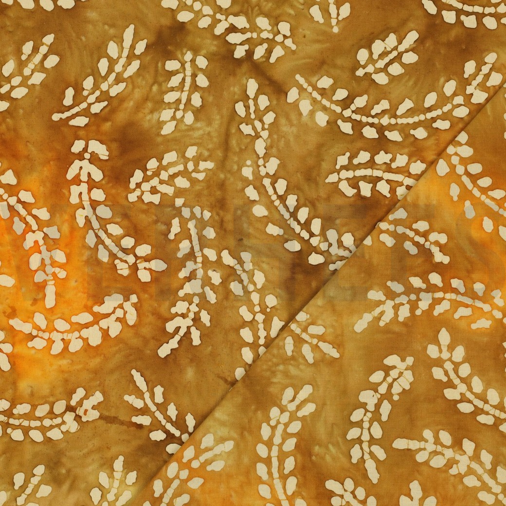 HANDCRAFTED BATIK COTTON ORANGE #4