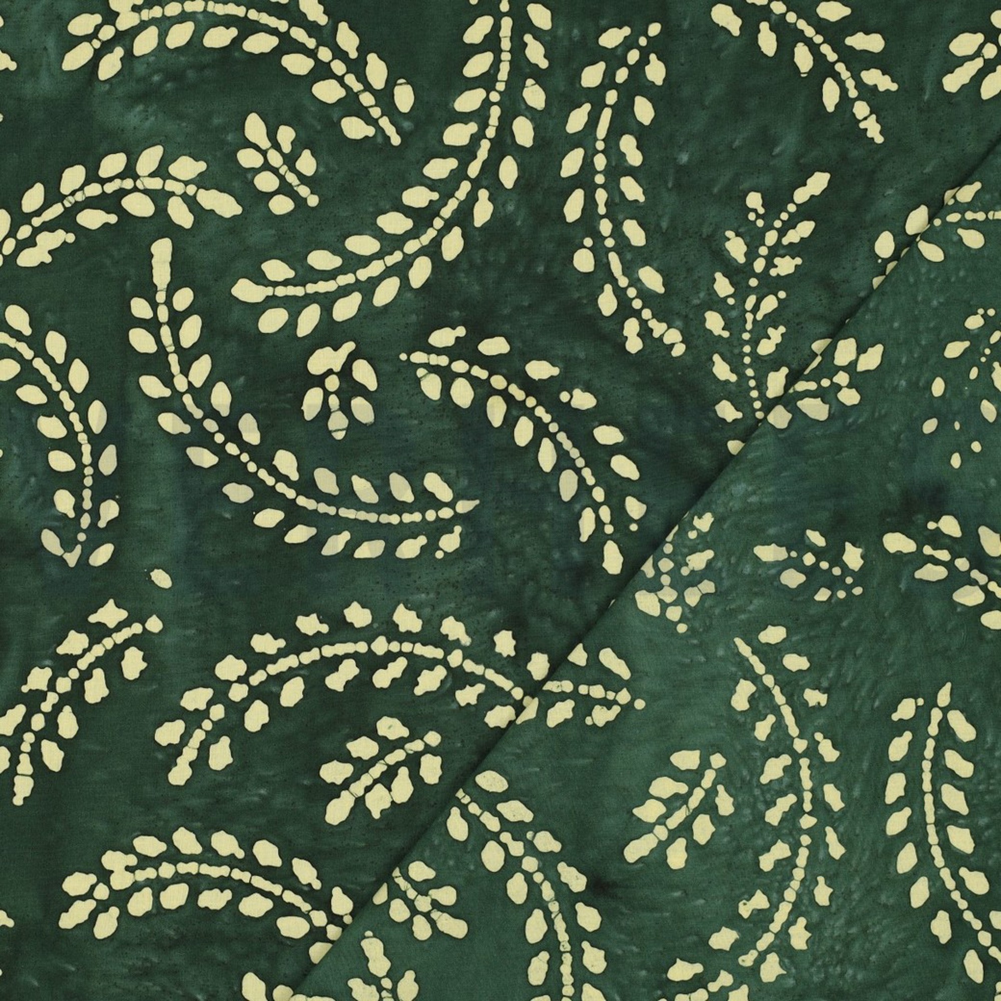 HANDCRAFTED BATIK COTTON GREEN (high resolution) #4