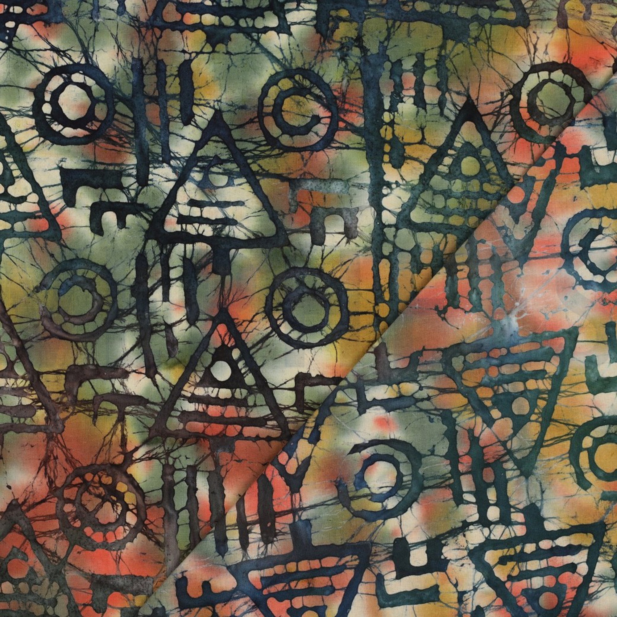 HANDCRAFTED BATIK COTTON GREEN (high resolution) #4