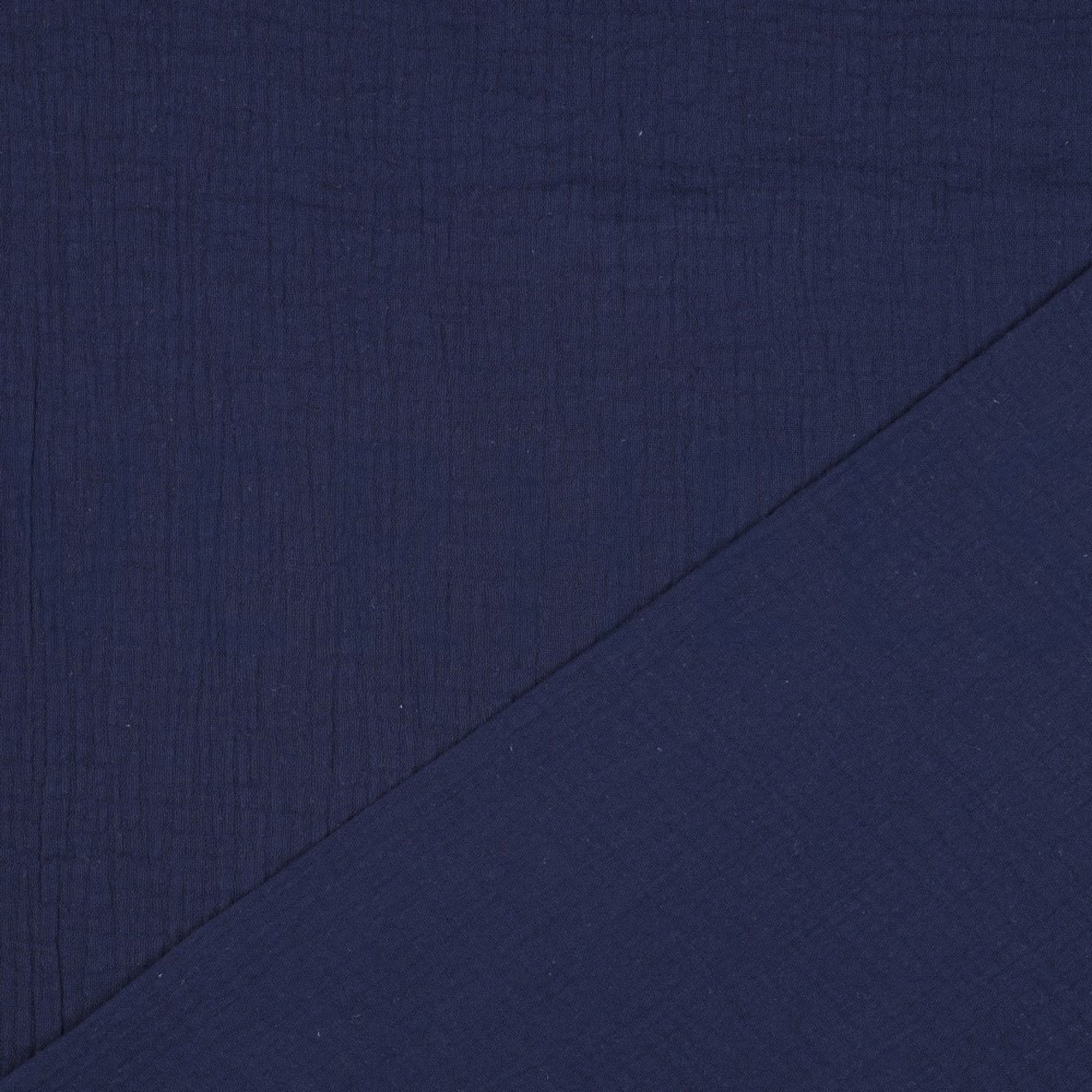 DOUBLE GAUZE GOTS NAVY (high resolution) #4