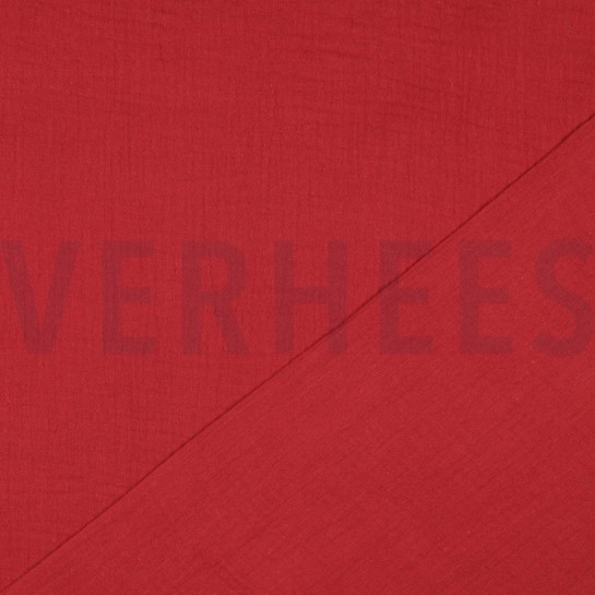 MUSSELIN GOTS BORDEAUXROT #7