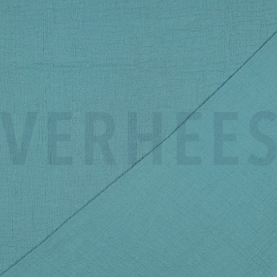 MUSSELIN GOTS SCHATTENBLAU #7