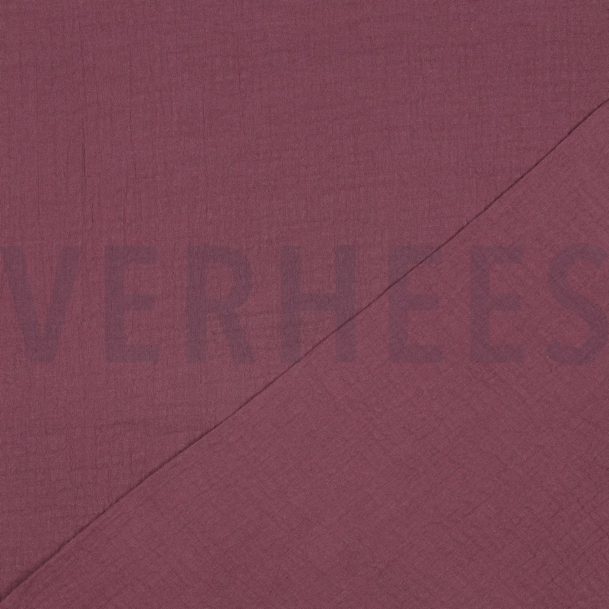 DOUBLE GAUZE GOTS AUBERGINE (high resolution) #4