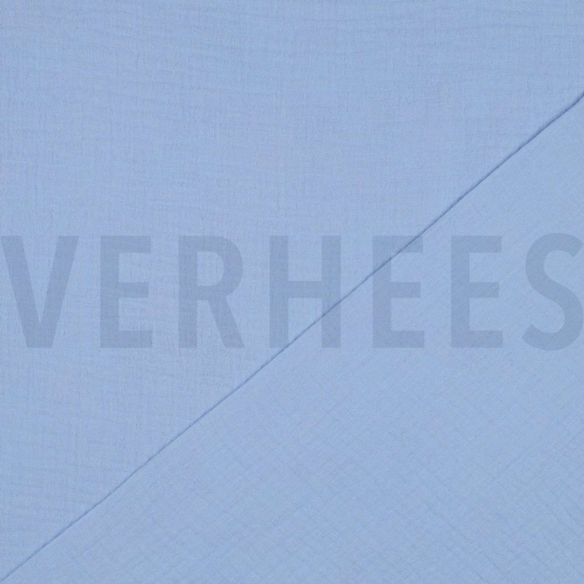 DOUBLE GAUZE GOTS LIGHT BLUE (high resolution) #4