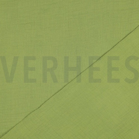 DOUBLE GAUZE GOTS OLD LIME #7